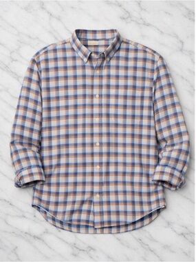 Dockers Men’s Plaid Button-Up Shirt – Size M